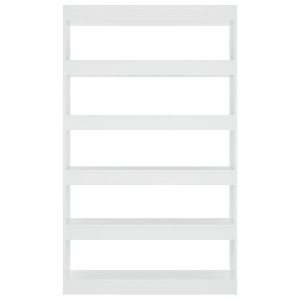 Bookcase/Room divider, white, 100x30x166 cm