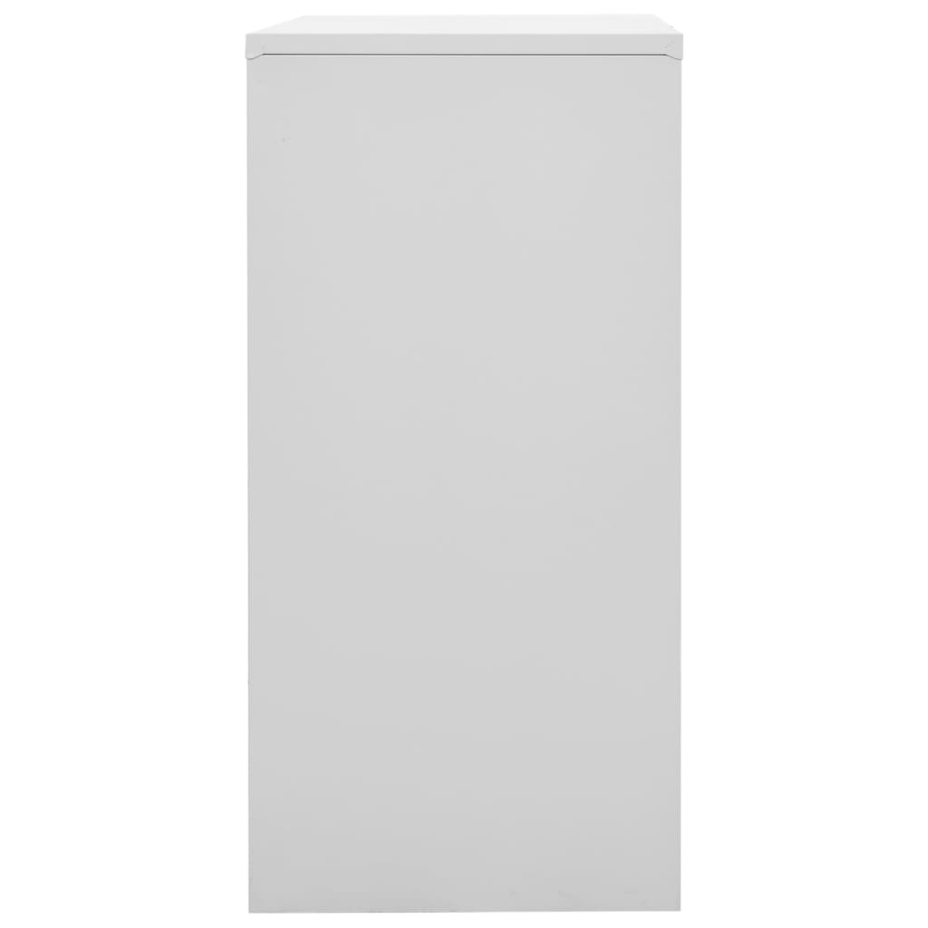 Locker cabinets 2 pcs. light grey/blue 90x45x92.5 cm steel