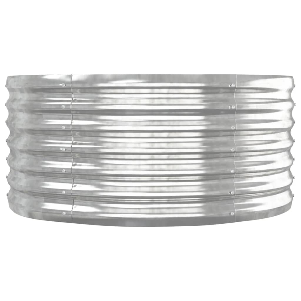 Strat înălțat grădină 152x80x36 cm oțel vopsit electrostatic