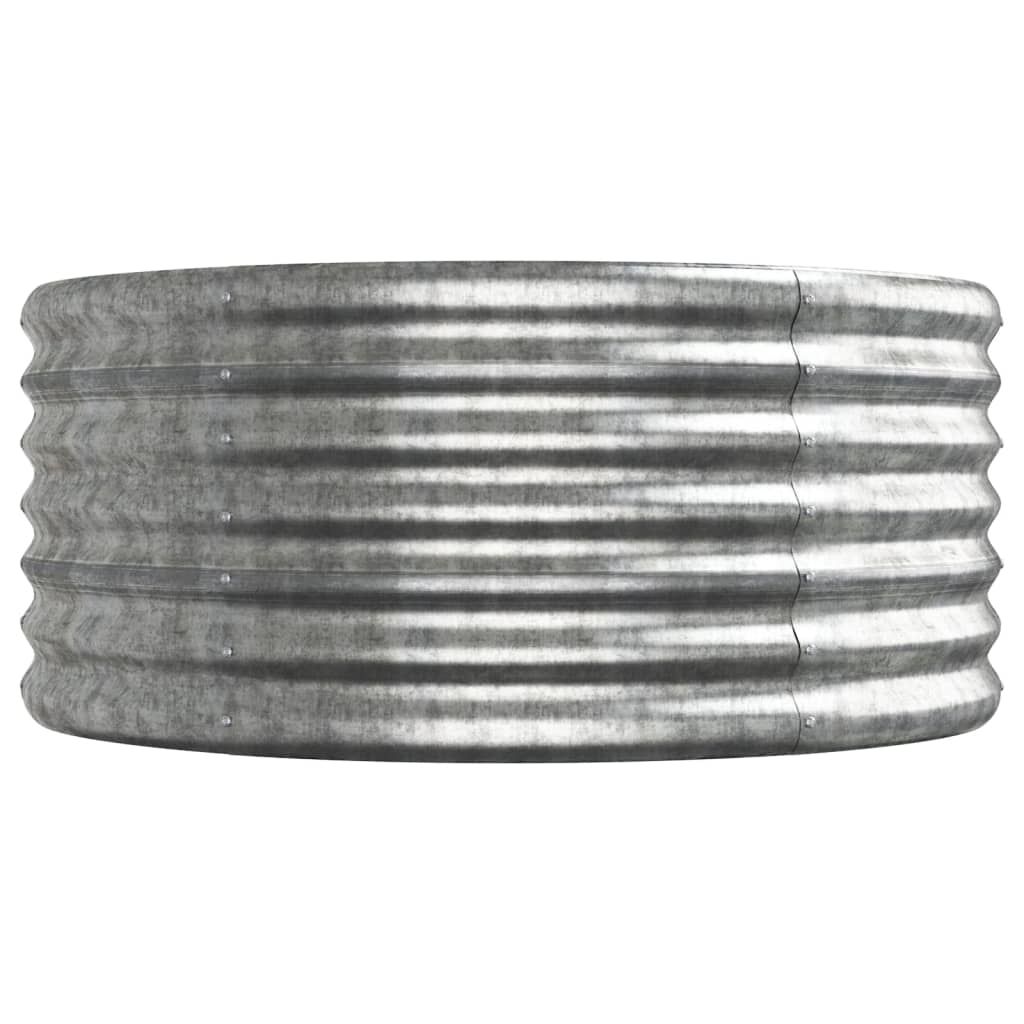 Strat înălțat grădină 296x80x36 cm oțel vopsit electrostatic