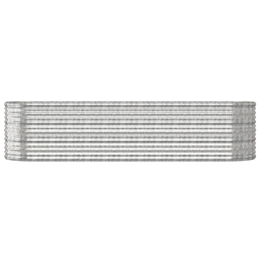Strat înălțat grădină 296x80x68 cm oțel vopsit electrostatic