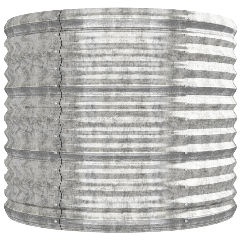 Strat înălțat grădină 296x80x68 cm oțel vopsit electrostatic