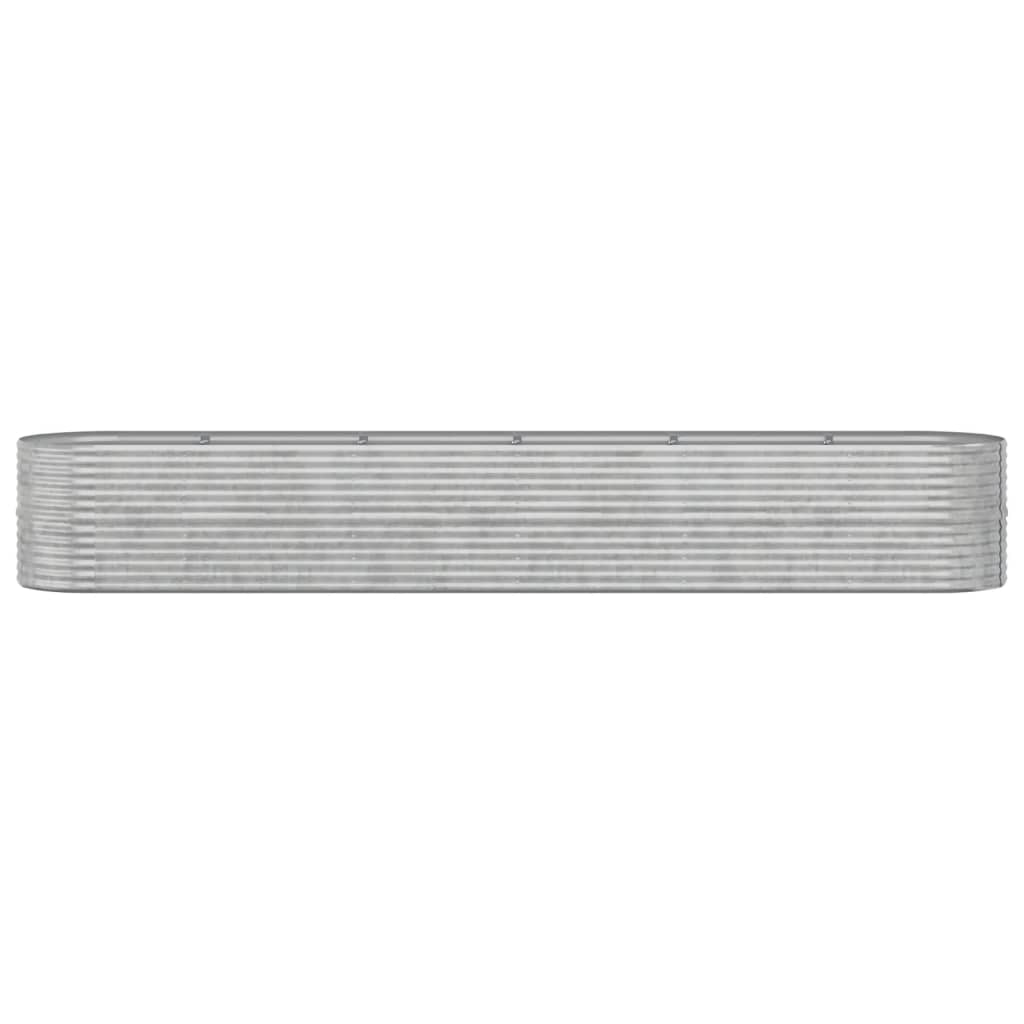 Strat înălțat grădină 440x80x68 cm oțel vopsit electrostatic