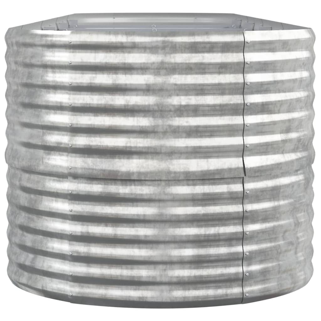 Strat înălțat grădină 440x80x68 cm oțel vopsit electrostatic
