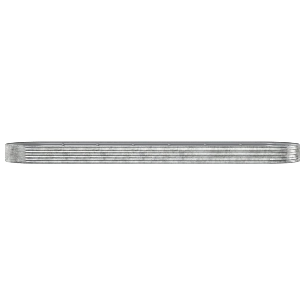 Strat înălțat grădină 600x140x36 cm oțel vopsit electrostatic