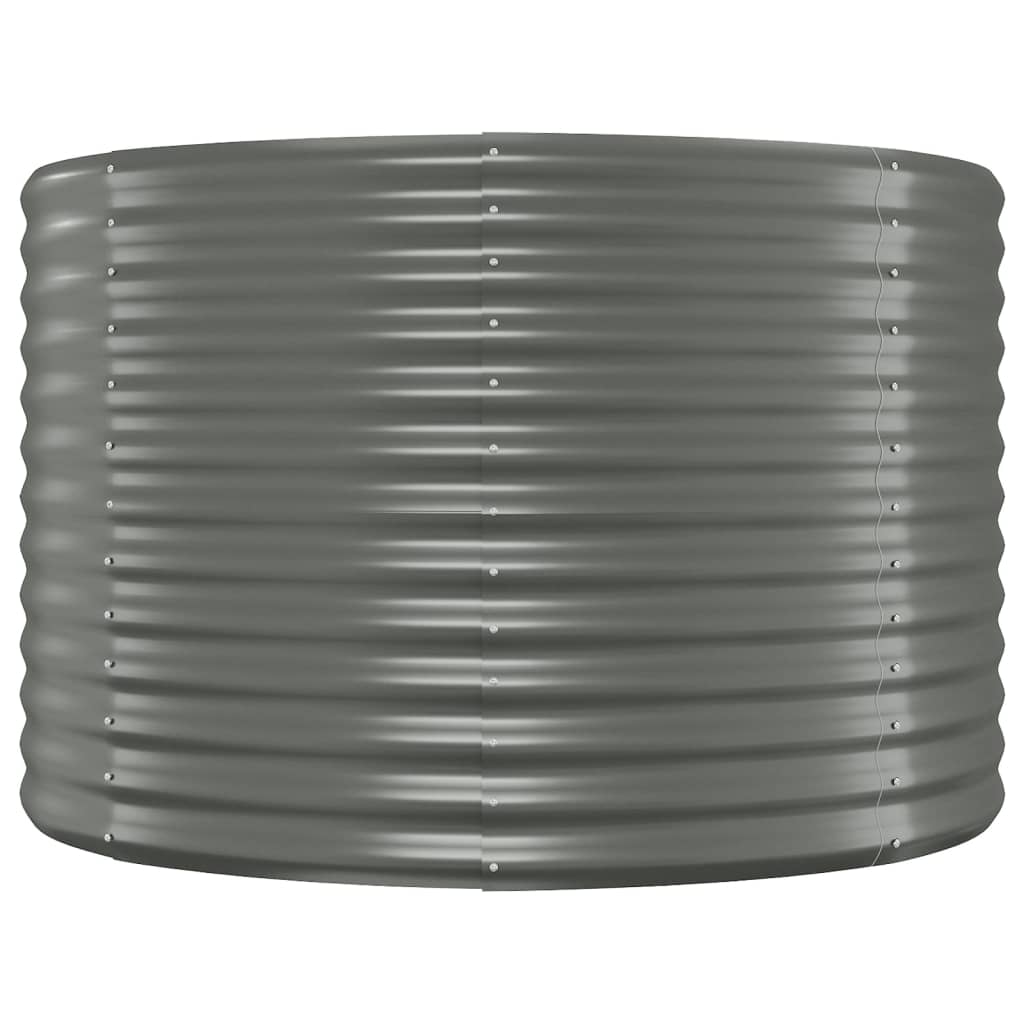 Strat înălțat grădină 322x100x68 cm oțel vopsit electrostatic