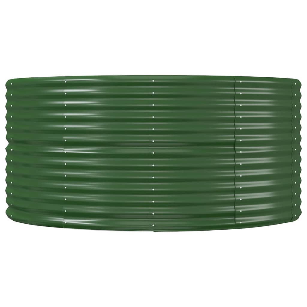 Strat înălțat grădină verde, oțel vopsit electrostatic
