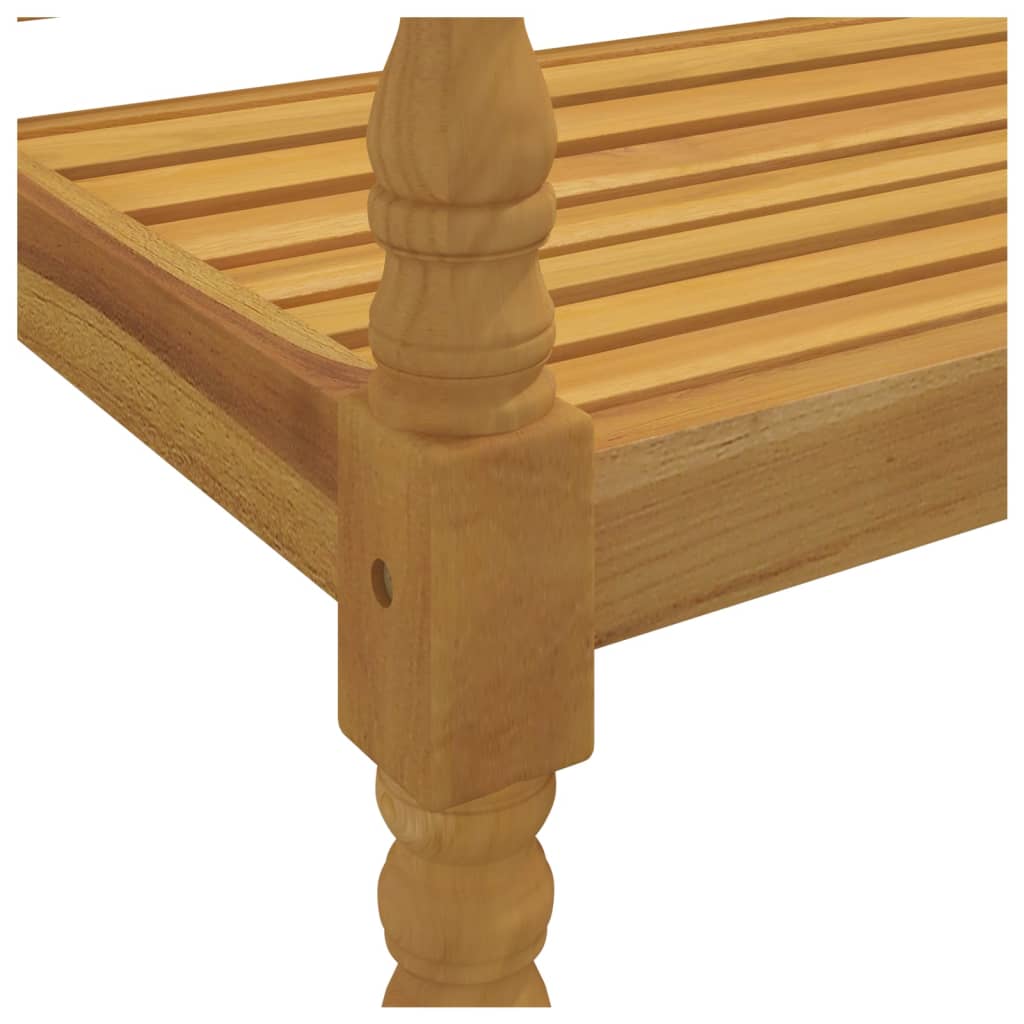 Bancă Batavia, 150 cm, lemn masiv de tec