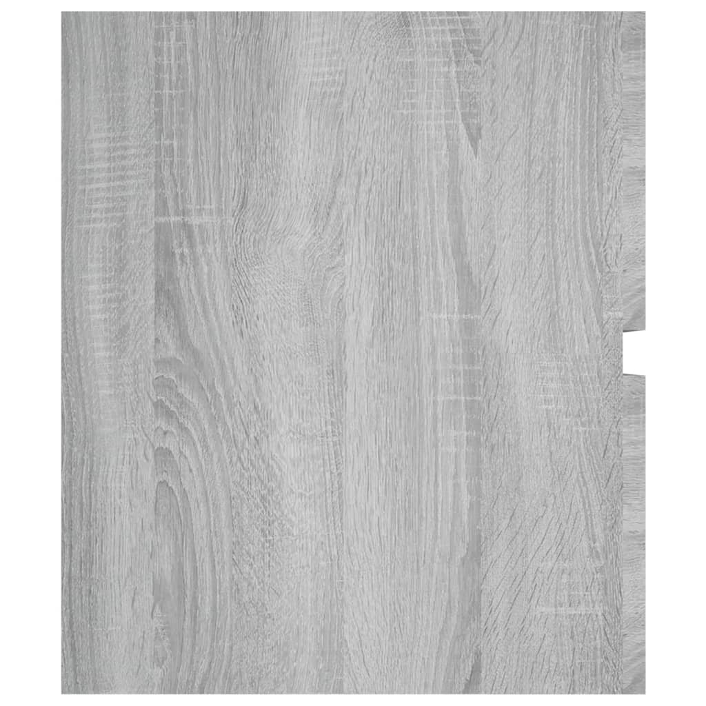 Sink cabinet, sonoma grey, 100x38.5x45 cm, processed wood