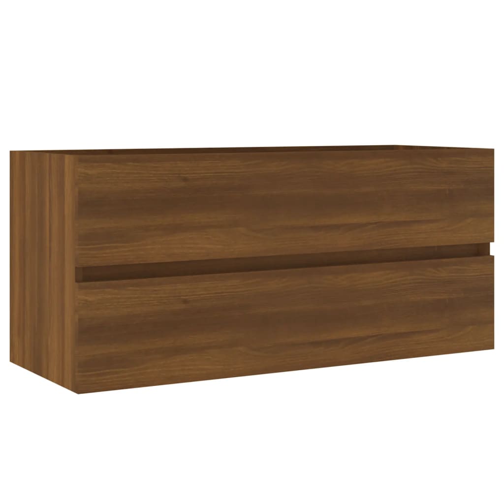 Sink cabinet, brown oak, 100x38.5x45 cm, processed wood