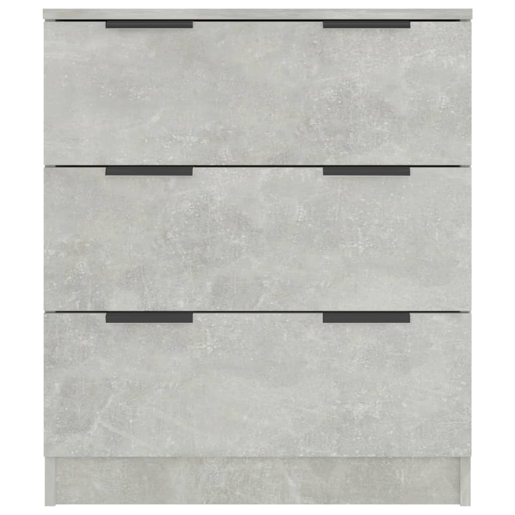Dulap, gri beton, 60x30x70 cm, lemn prelucrat