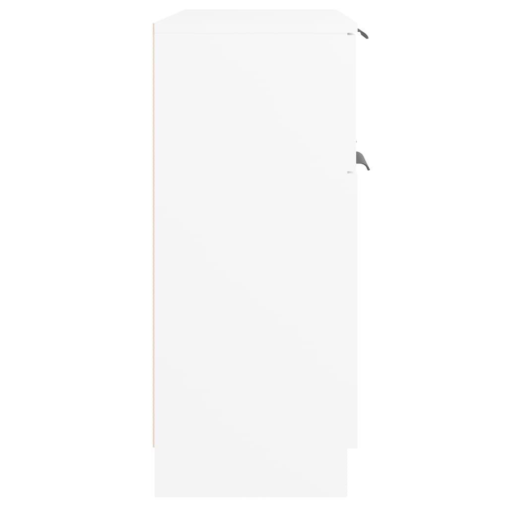 Dulap, alb, 60x30x70 cm, lemn prelucrat
