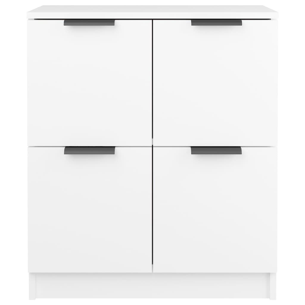 Dulap, alb, 60x30x70 cm, lemn prelucrat