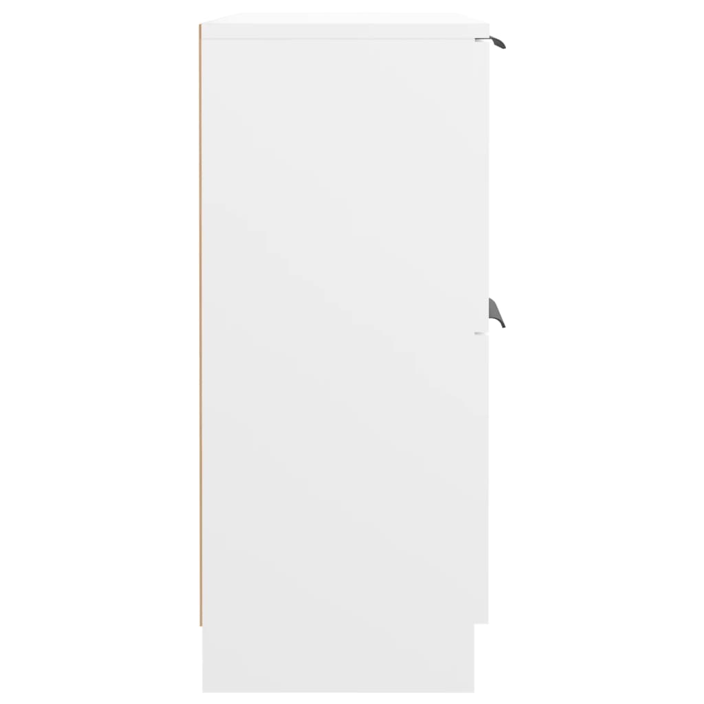 Dulap, alb, 60x30x70 cm, lemn prelucrat