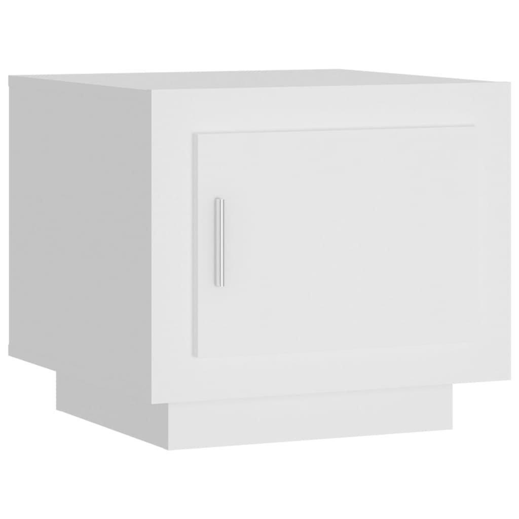 Coffee table, white, 51x50x45 cm, processed wood