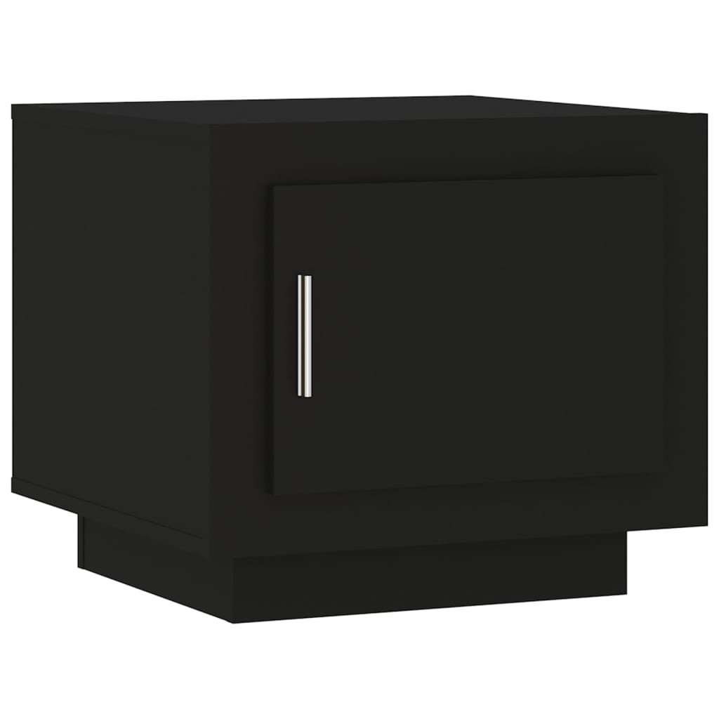 Coffee table, black, 51x50x45 cm, composite wood