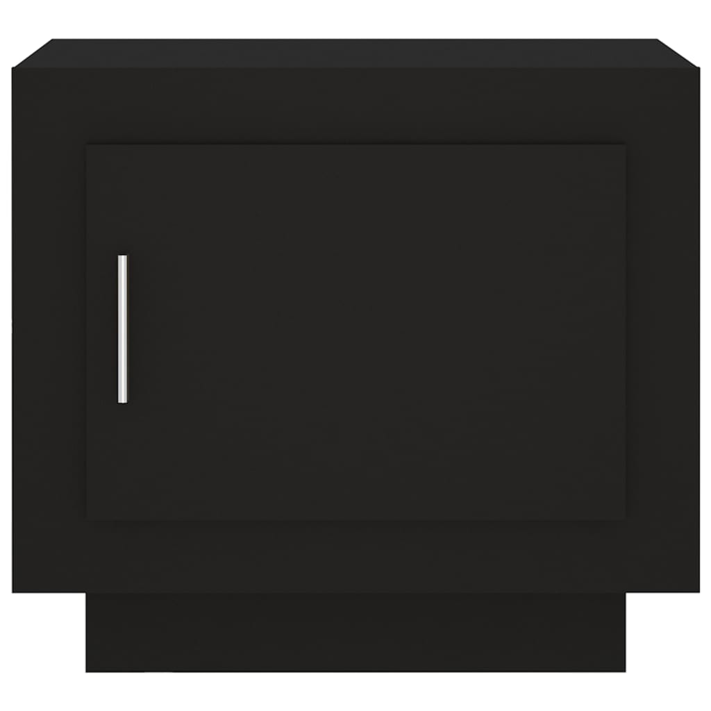 Coffee table, black, 51x50x45 cm, composite wood