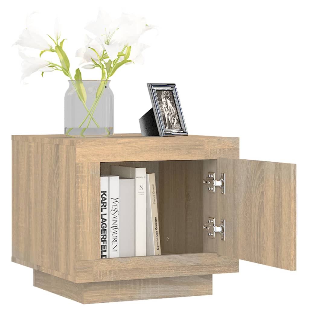 Coffee table, sonoma oak, 51x50x45 cm, composite wood