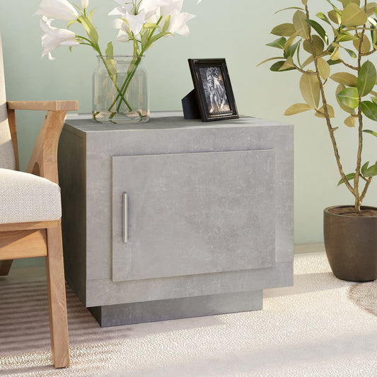 Coffee table, concrete grey, 51x50x45 cm, composite wood