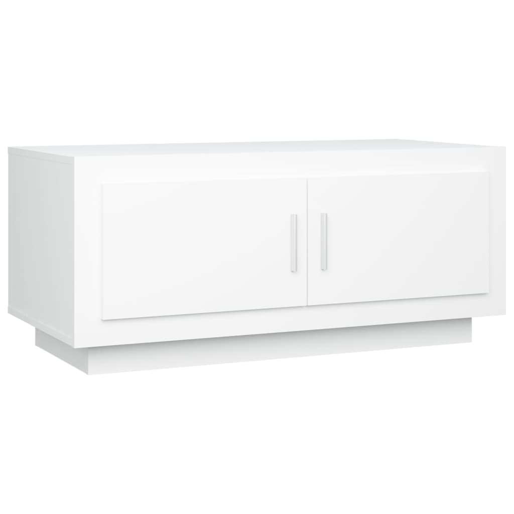 Coffee table, white, 102x50x45 cm, composite wood