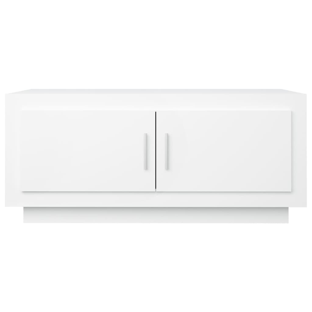 Coffee table, white, 102x50x45 cm, composite wood