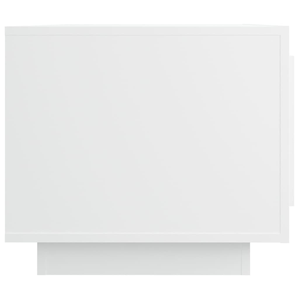 Coffee table, white, 102x50x45 cm, composite wood