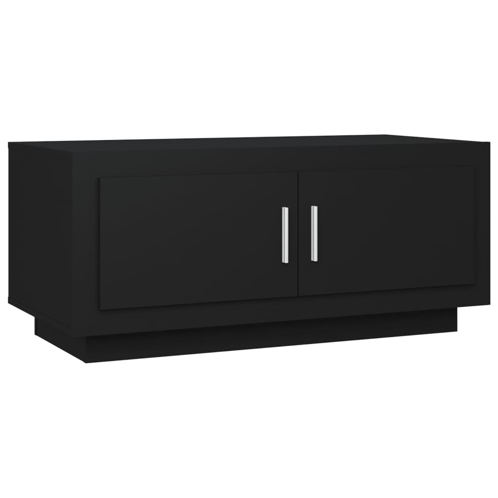 Coffee table, black, 102x50x45 cm, composite wood