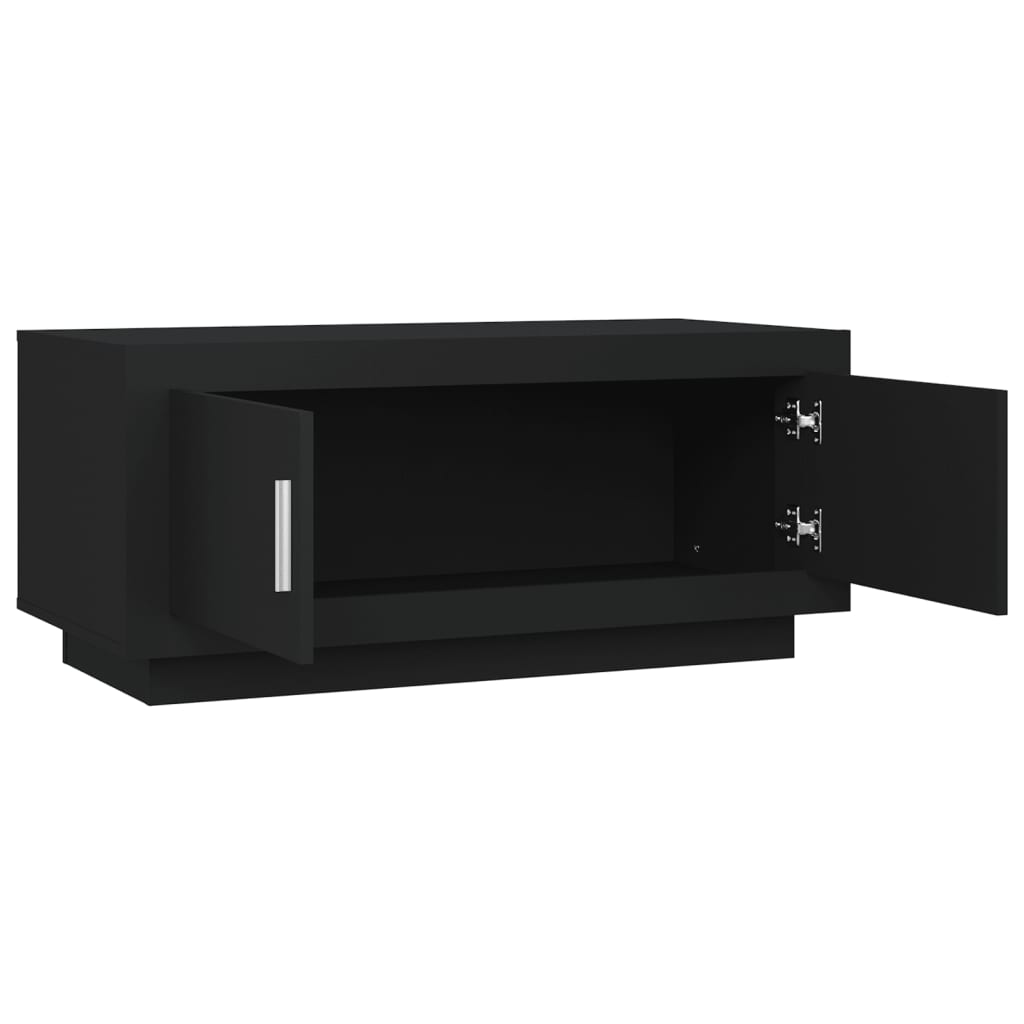 Coffee table, black, 102x50x45 cm, composite wood