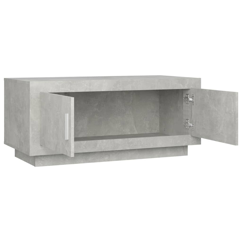 Coffee table, concrete grey, 102x50x45 cm, composite wood