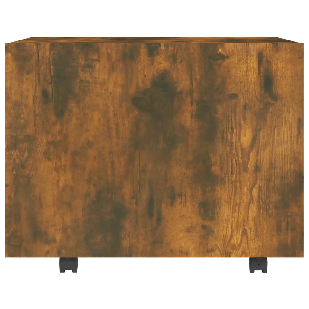 Coffee table, smoky oak, 55x55x40 cm, processed wood