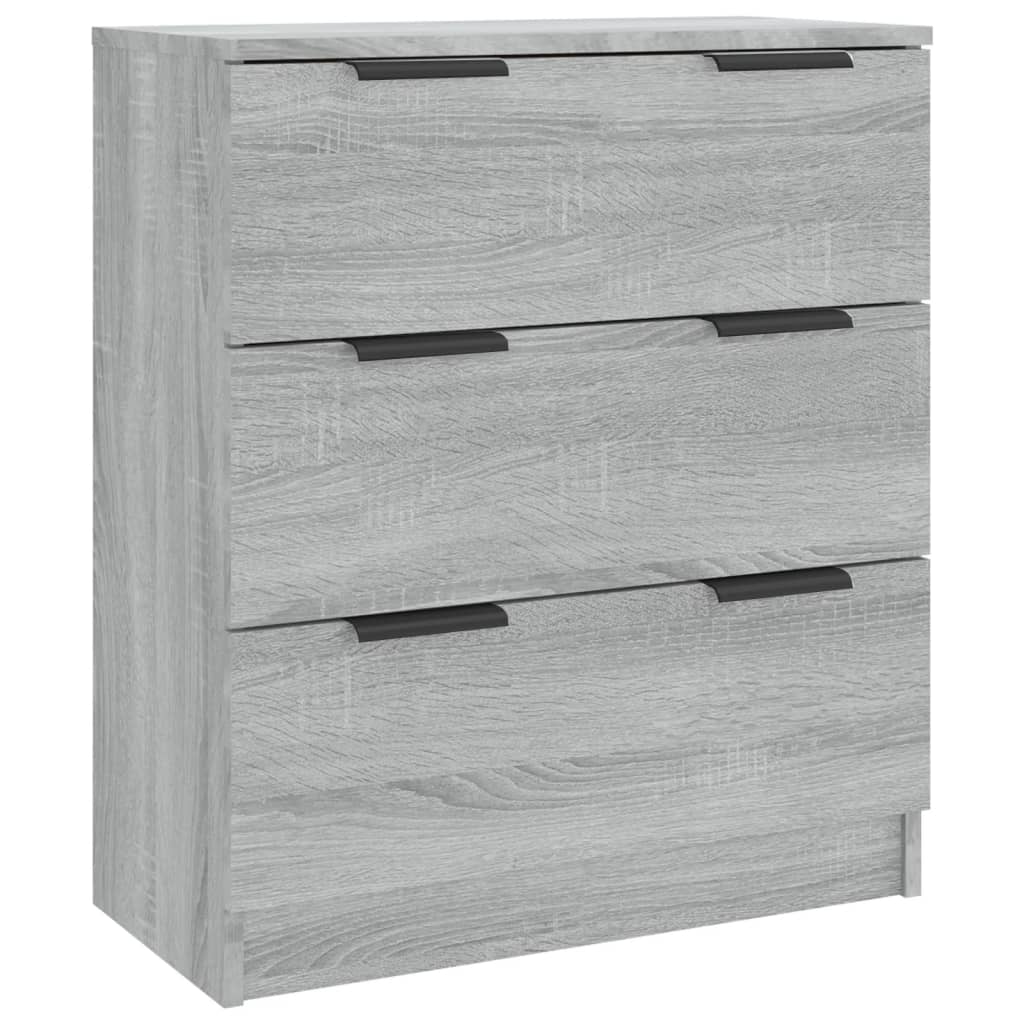 Dulap, sonoma gri, 60x30x70 cm, lemn prelucrat
