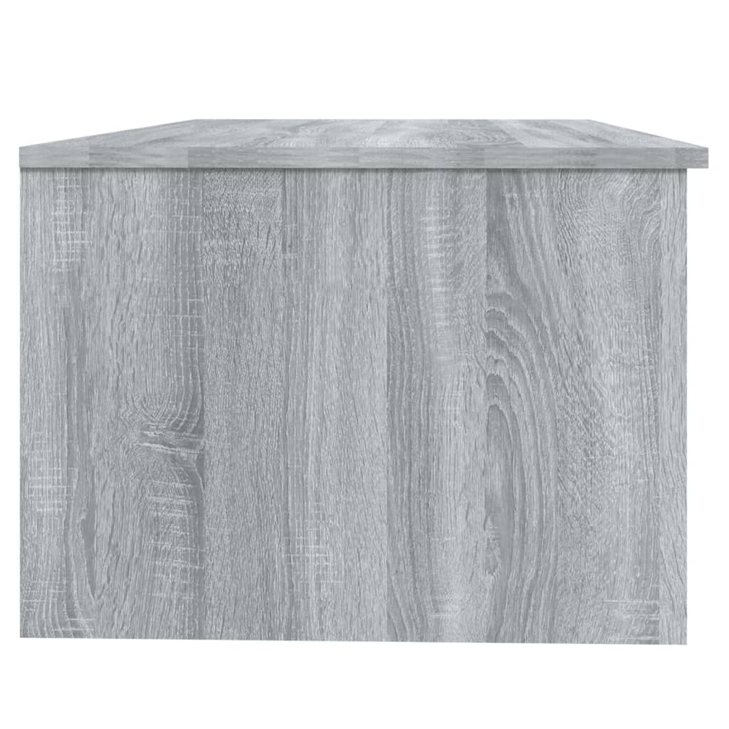 Coffee table, sonoma grey, 102x50x36 cm, processed wood