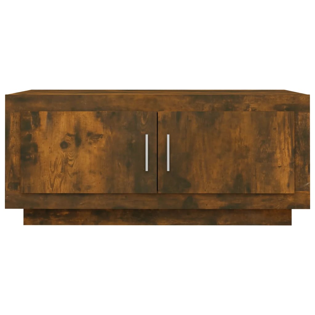Coffee table, smoked oak, 102x50x45 cm, composite wood