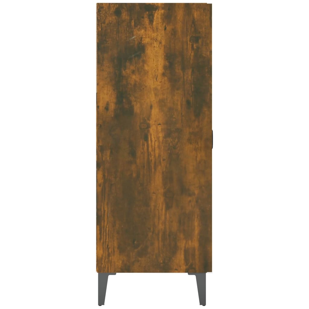 Dulap, stejar fumuriu, 69,5x34x90 cm, lemn compozit