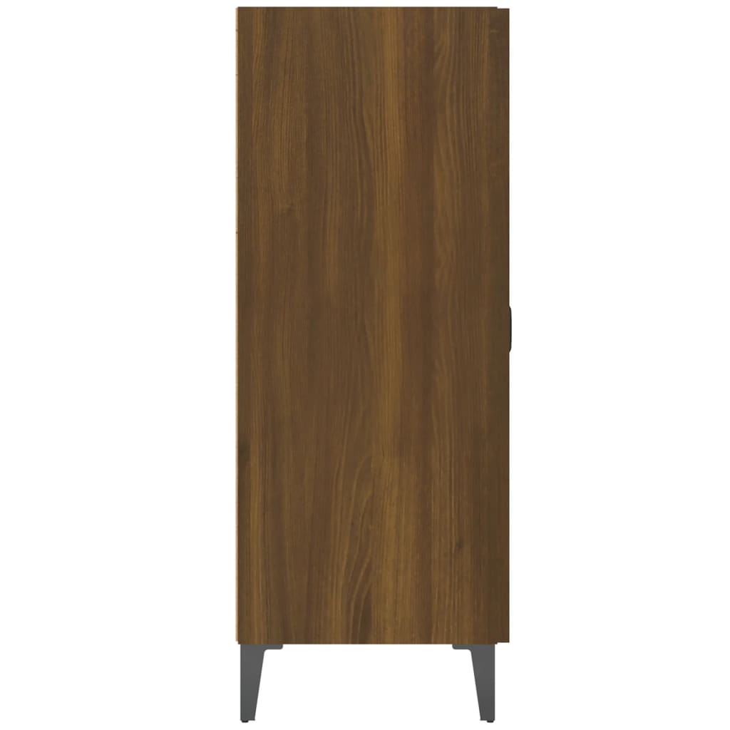 Dulap, stejar maro, 69,5x34x90 cm, lemn prelucrat