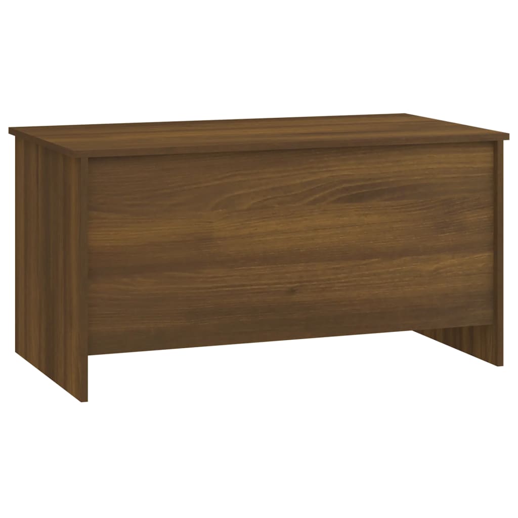 Coffee table, brown oak, 102x55.5x52.5 cm, processed wood