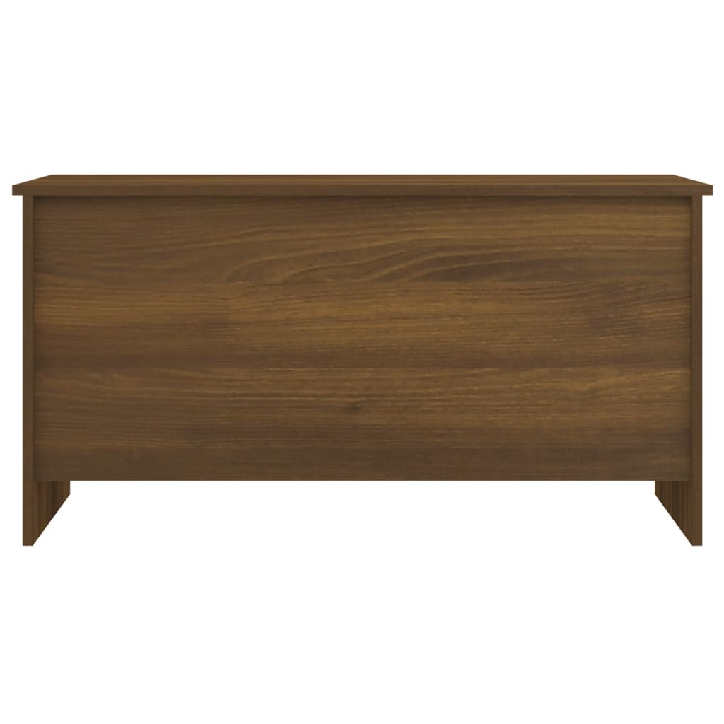 Coffee table, brown oak, 102x55.5x52.5 cm, processed wood