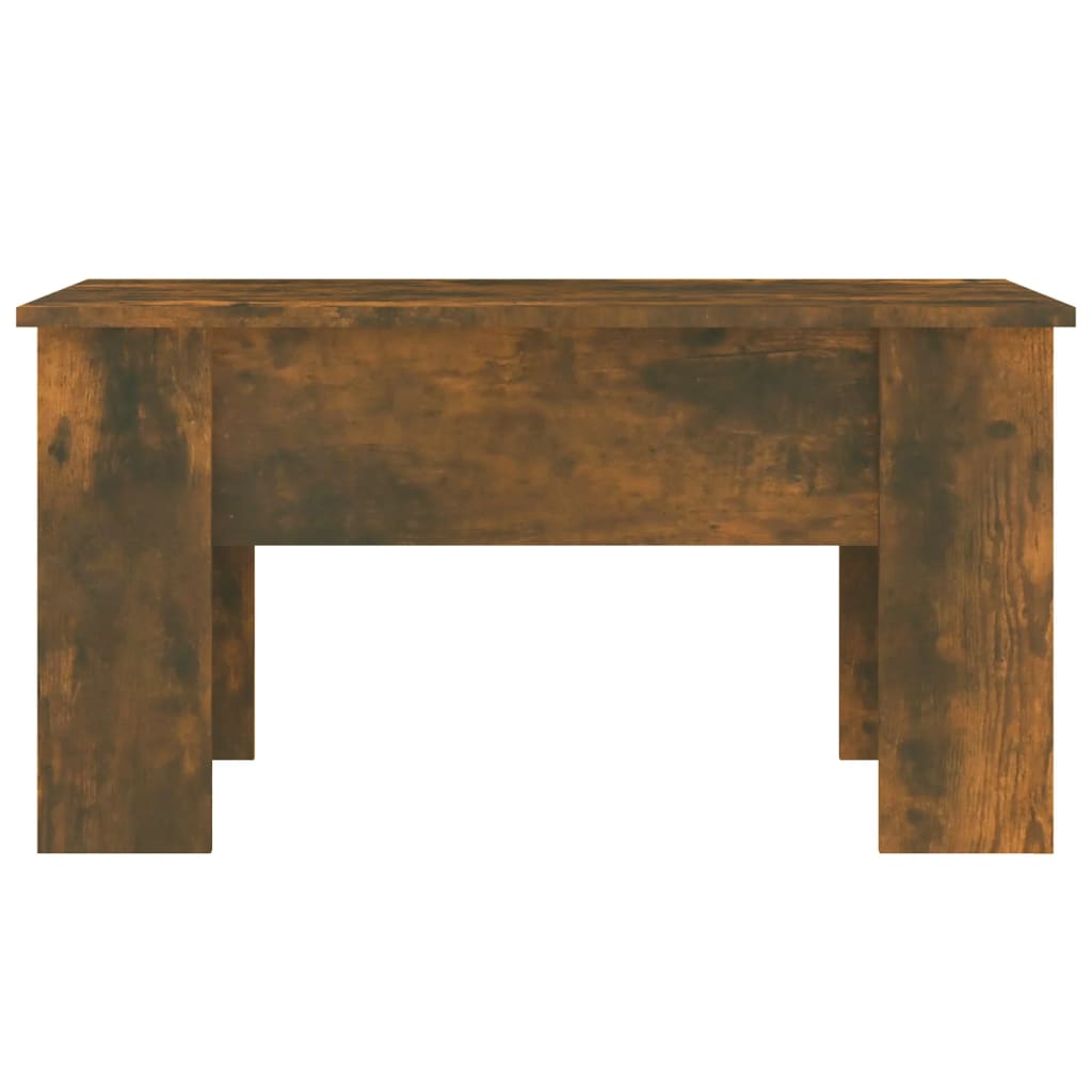 Coffee table, smoky oak, 79x49x41 cm, processed wood
