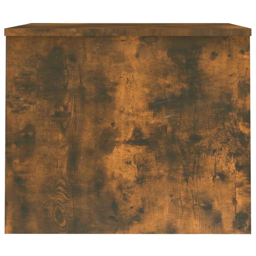 Smoked oak coffee table, 80x50.5x41.5 cm, processed wood