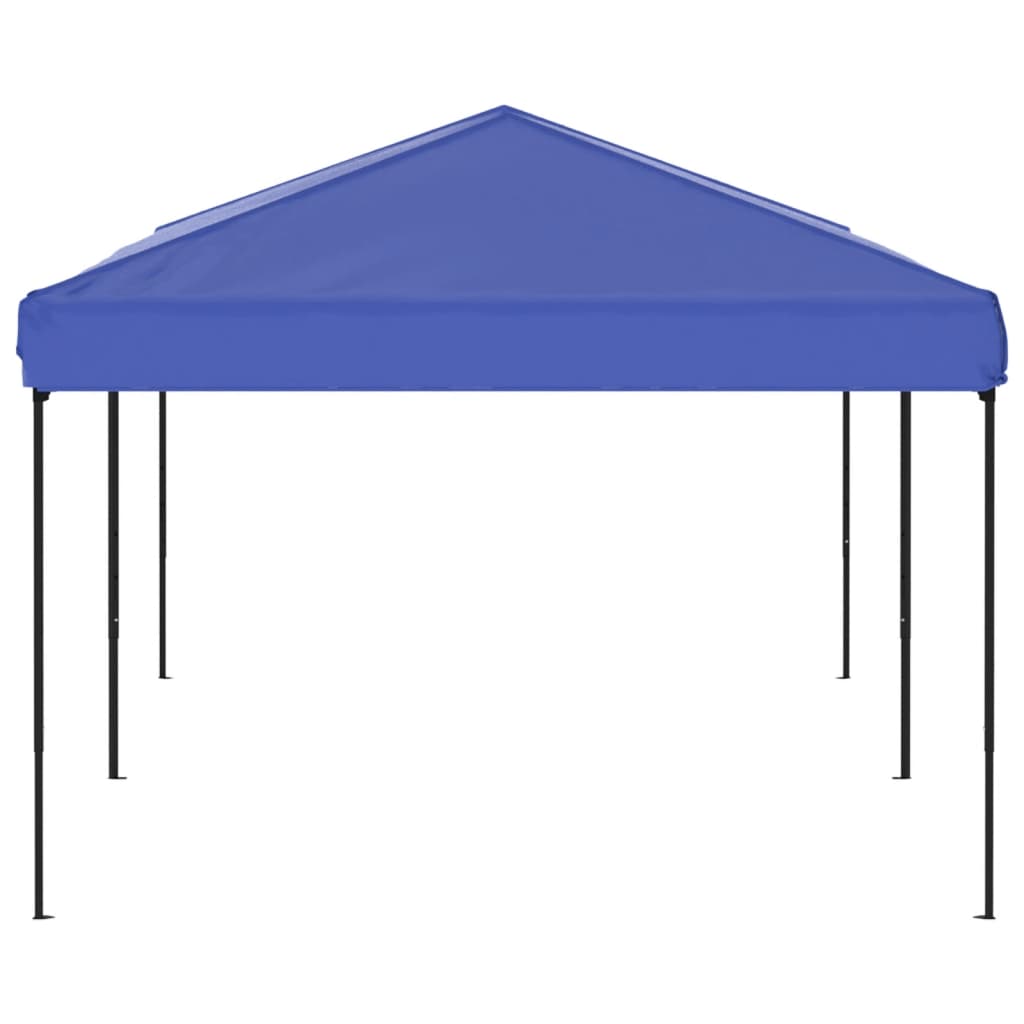 Cort pliabil pentru petreceri, albastru, 3x6 m