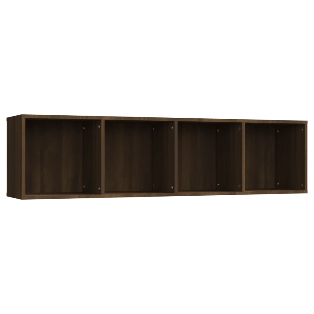 Bibliotecă/dulap TV stejar maro 143x30x36 cm lemn prelucrat