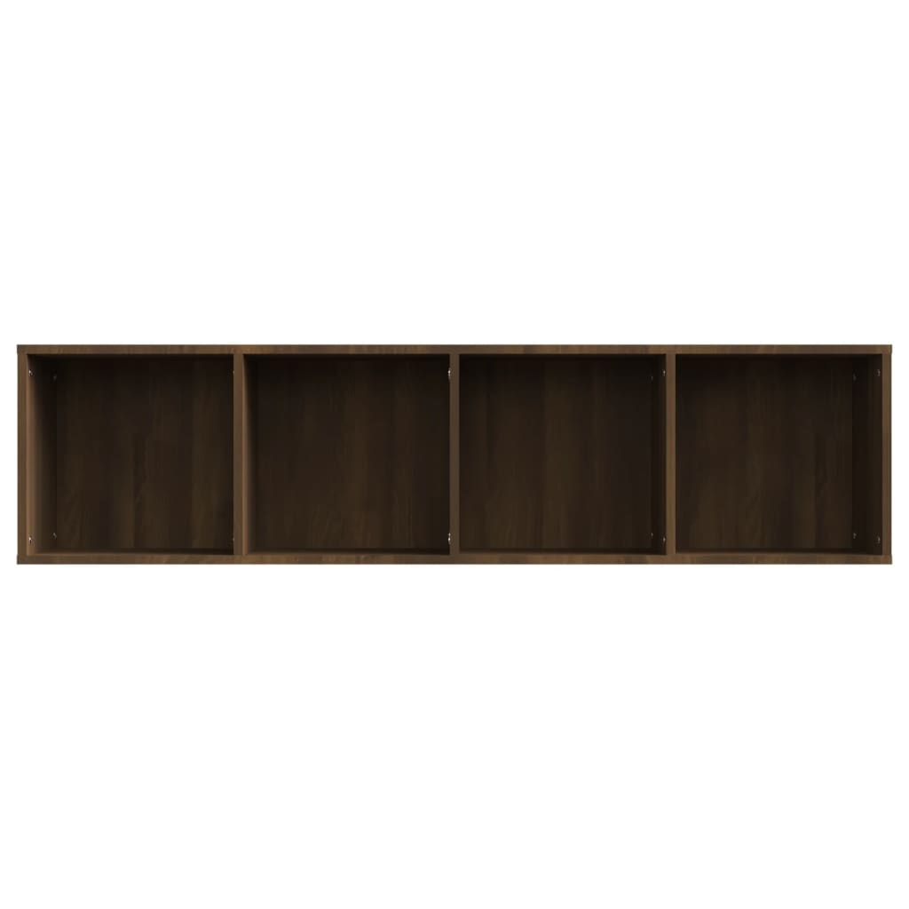 Bibliotecă/dulap TV stejar maro 143x30x36 cm lemn prelucrat