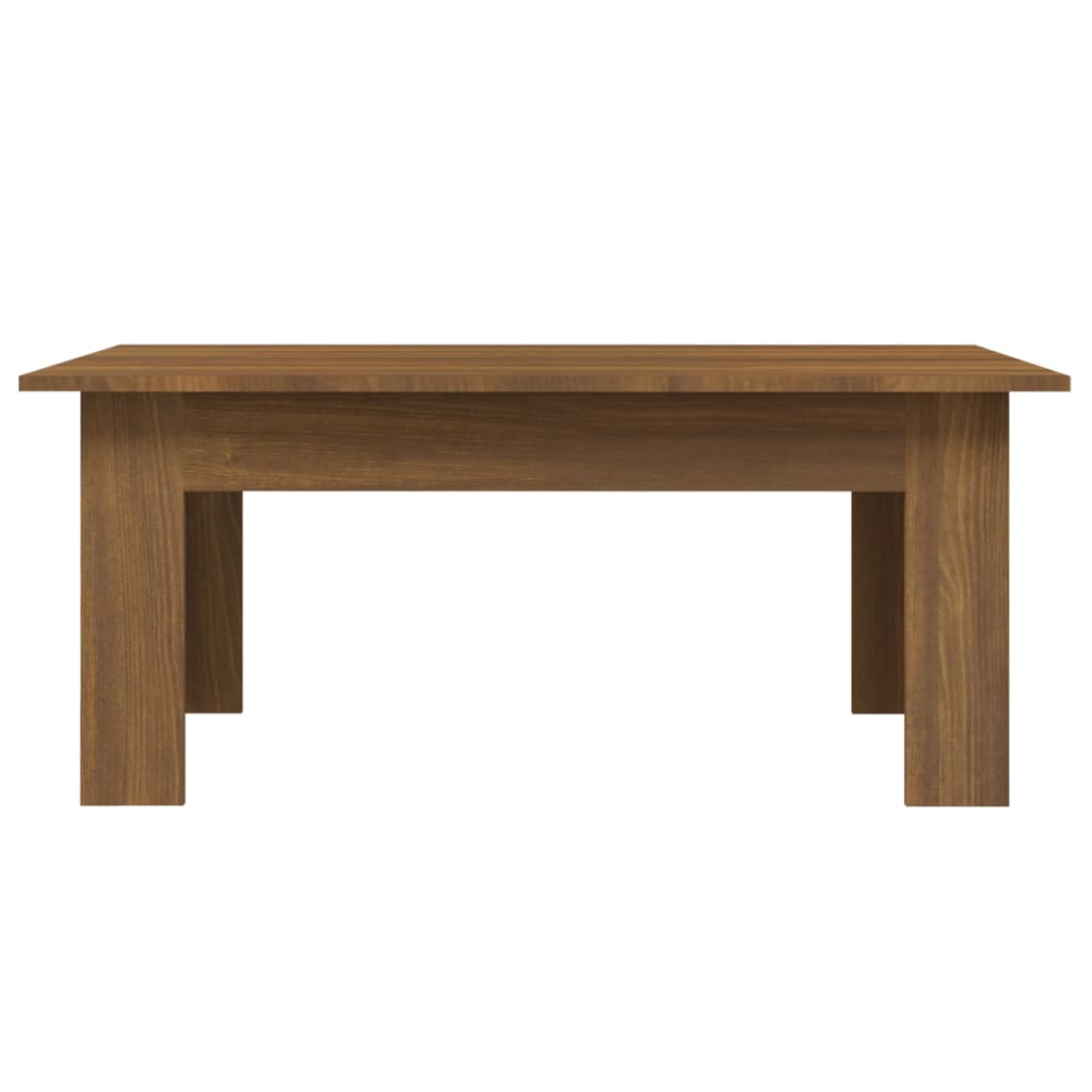 Coffee table, brown oak, 100x60x42 cm, processed wood