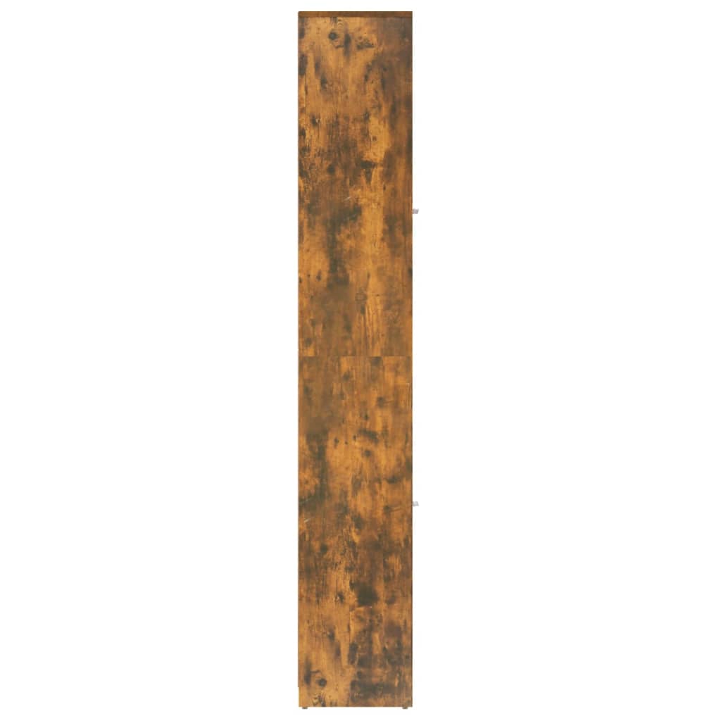 Bathroom cabinet, smoky oak, 30x30x183.5 cm, processed wood