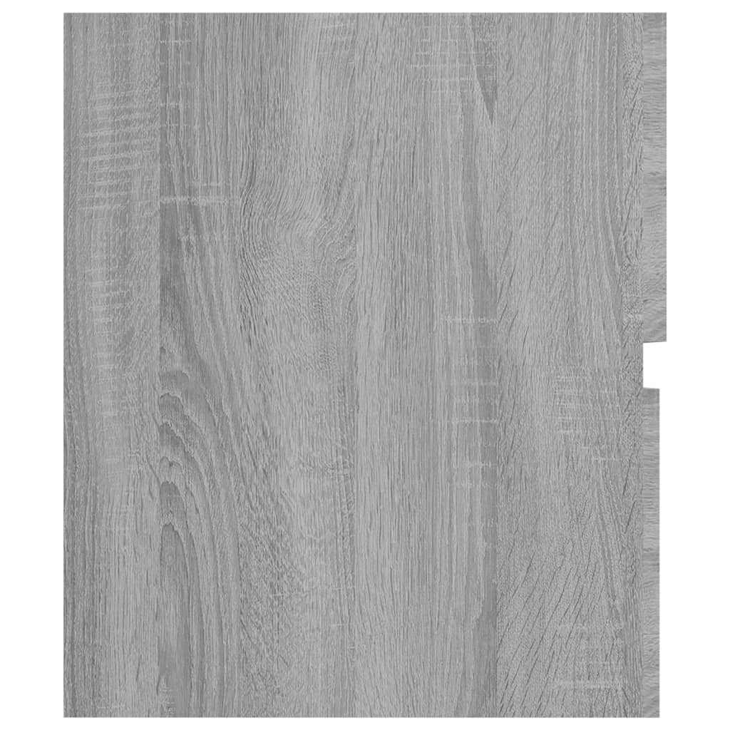 Bathroom furniture set, 2 pieces, sonoma gray, processed wood