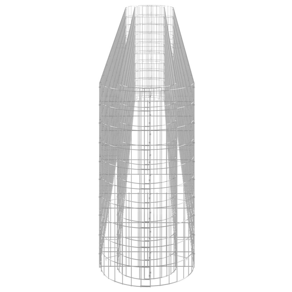 Strat înălțat gabion, 470x50x100 cm, fier galvanizat
