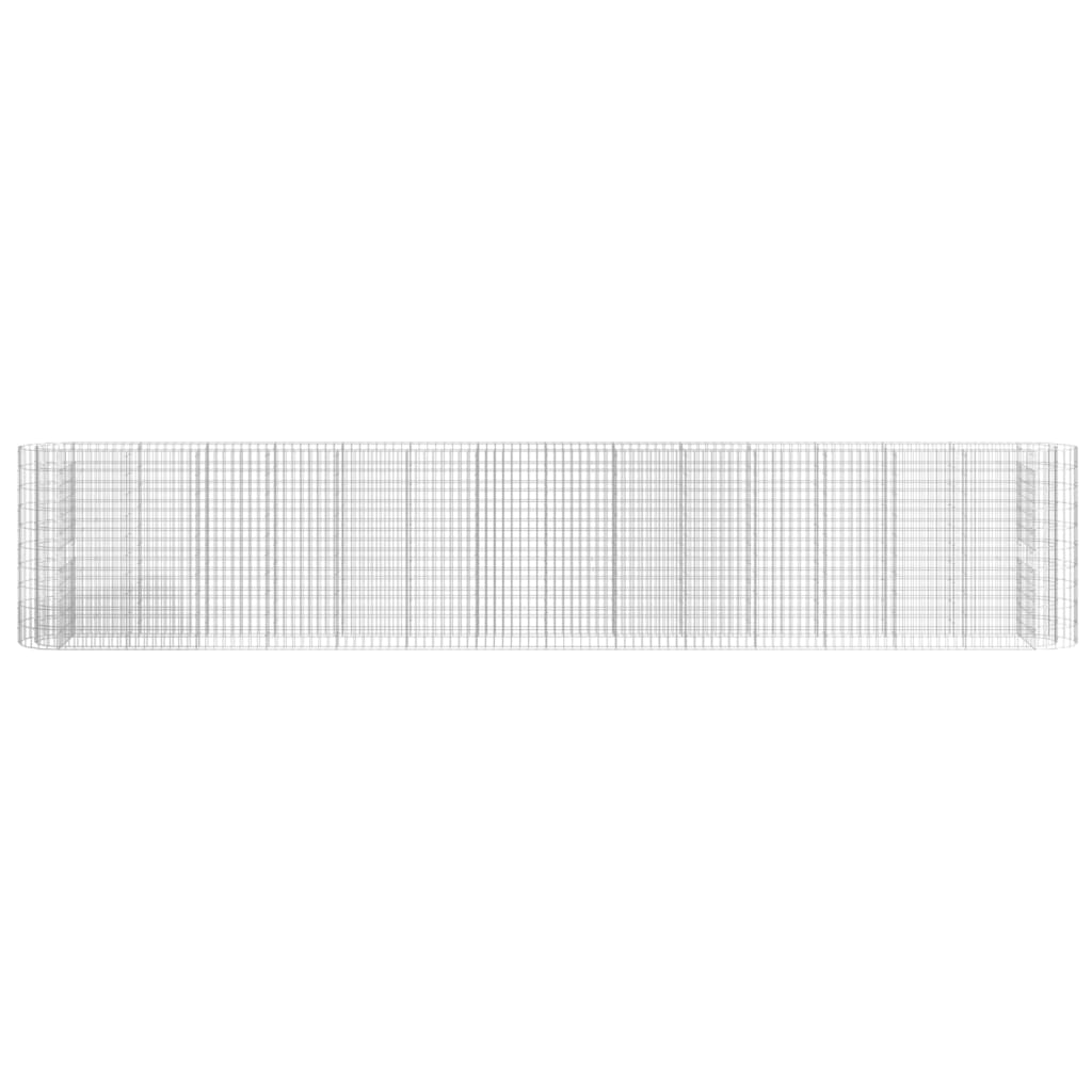 Strat înălțat gabion, 540x50x100 cm, fier galvanizat