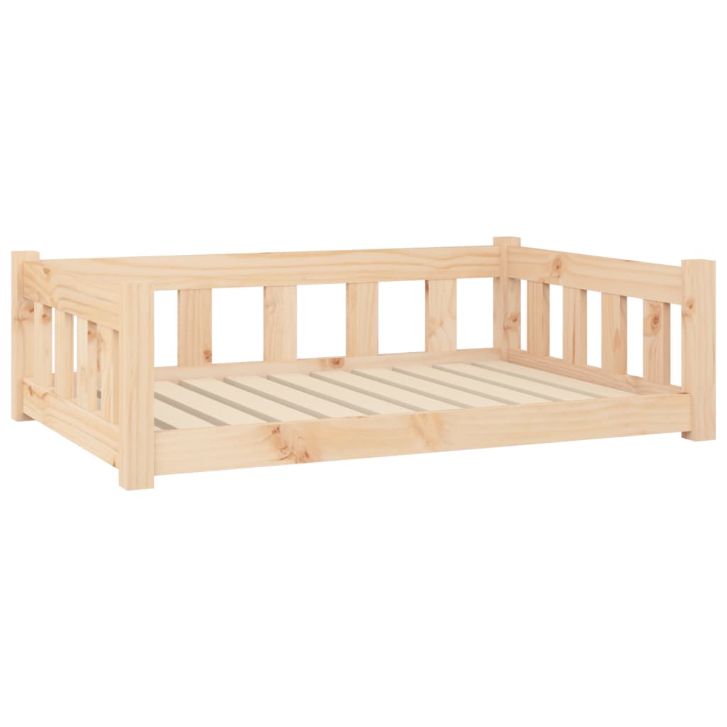 Dog bed, 95.5x65.5x28 cm, solid pine wood