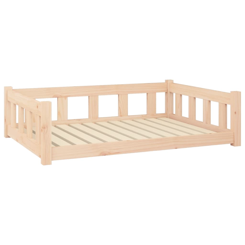 Dog bed, 105.5x75.5x28 cm, solid pine wood