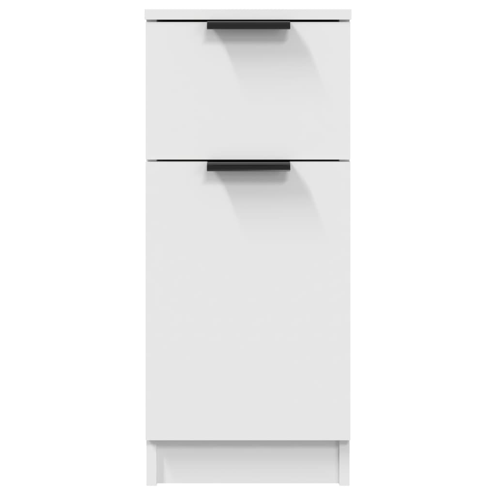 Sideboard, white, 30x30x70 cm, composite wood